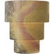 Ambiance Terrace LED 14.25 inch Harvest Yellow Slate Outdoor Wall Sconce, Large
