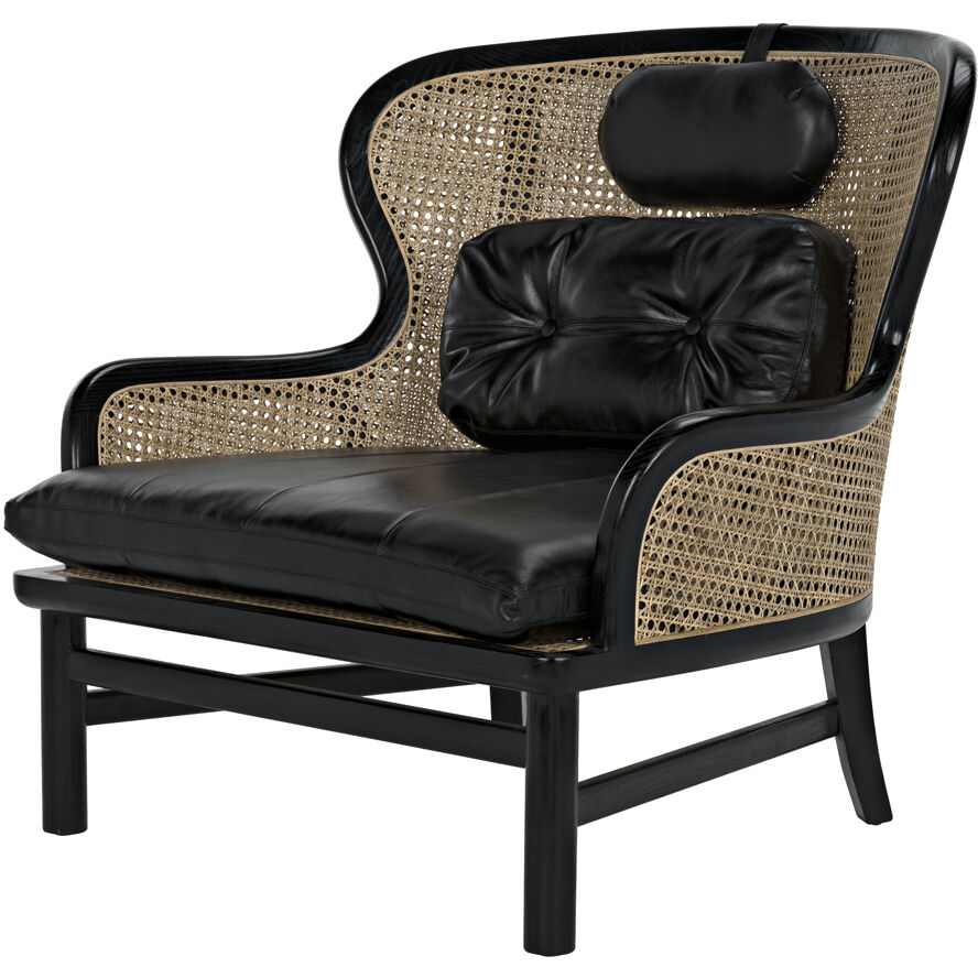 Marabu Charcoal Black Occasional Chair