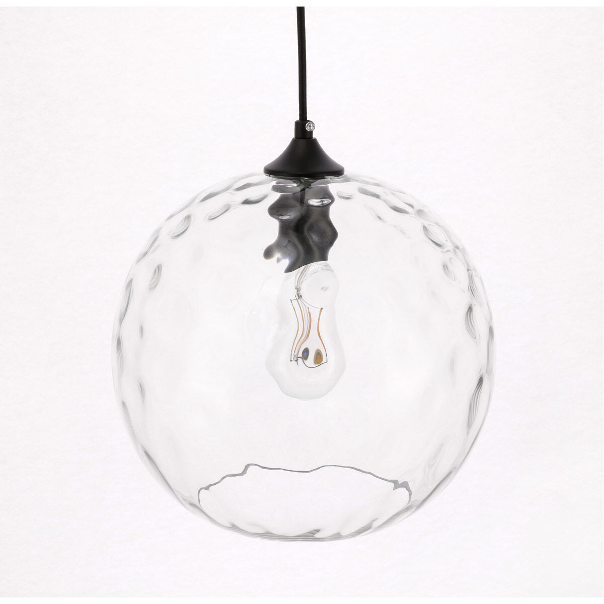 Gibson 1 Light 12 inch Black Pendant Ceiling Light