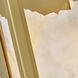 Veleta 1 Light 6 inch Lacquered Brass ADA Sconce Wall Light