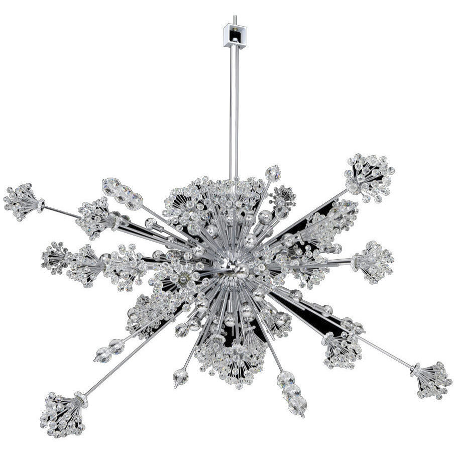 Constellation 30 Light 47 inch Chrome Pendant Ceiling Light