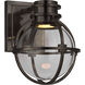 Chapman & Myers Gracie LED 6.5 inch Bronze Single Sconce Wall Light