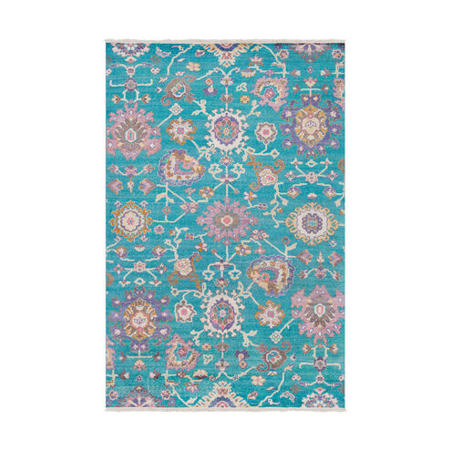 Gorgeous 108 X 72 inch Teal/Dark Purple/Mauve/Khaki/Camel/Wheat/Rose Rugs, Rectangle