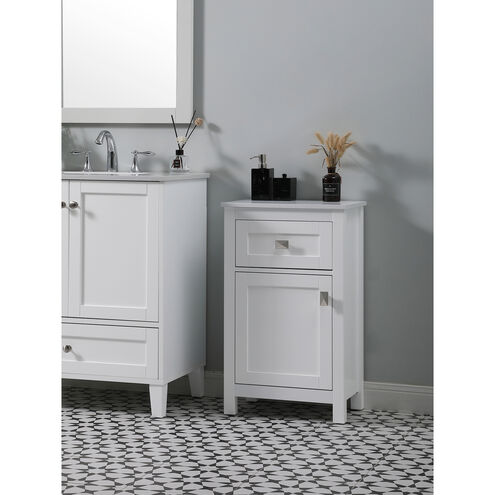 Adian White Bathroom Storage Cabinet