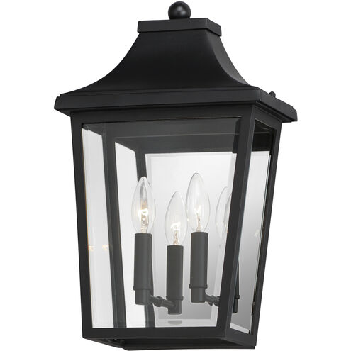 Sutton Place VX 2 Light 17 inch Black Outdoor Wall Mount