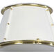 French Maid Flush Mount Ceiling Light in White