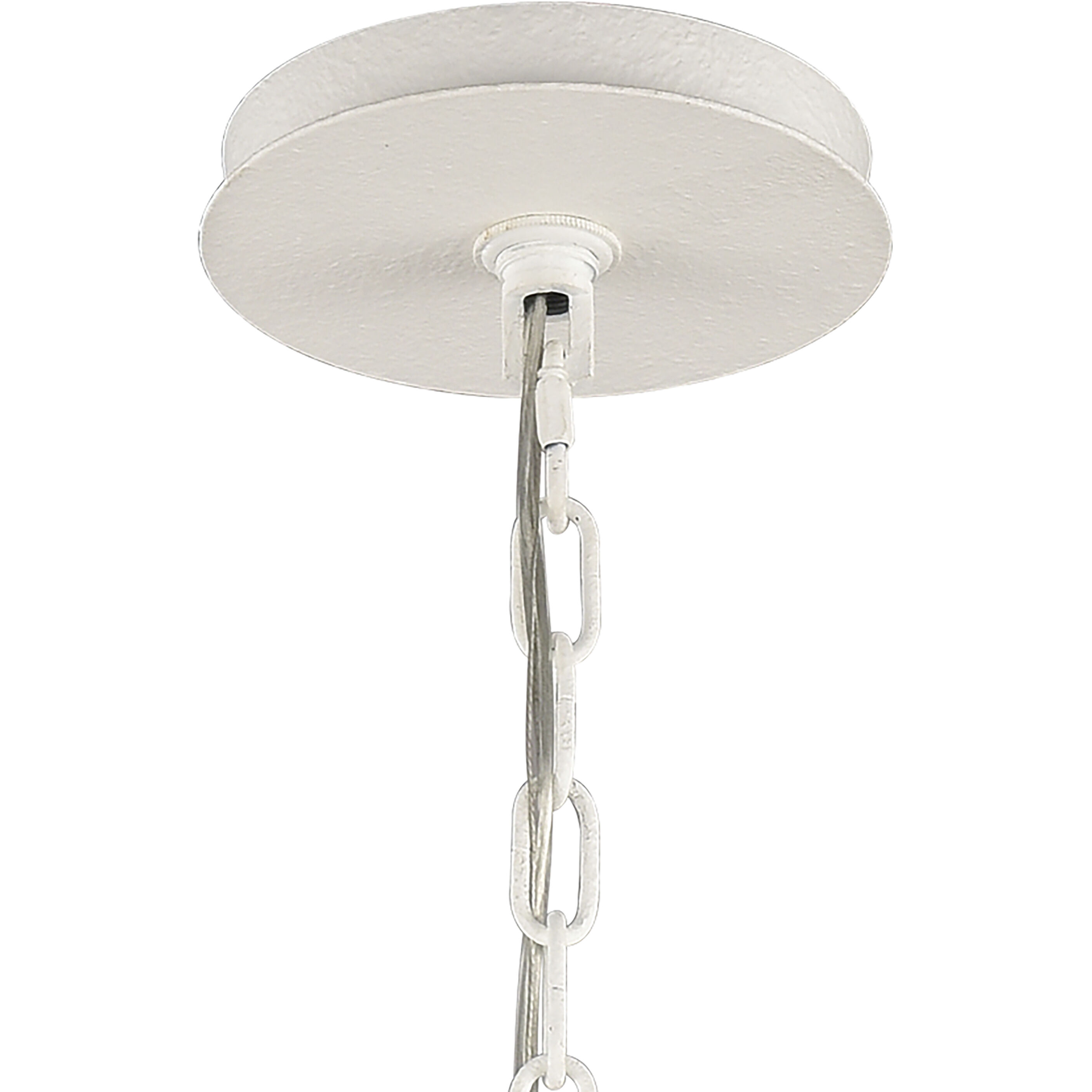 Sea Urchin 6 Light 27 inch White Coral Chandelier Ceiling Light