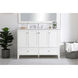 Sommerville 48 X 22 X 34 inch White Vanity Sink Set