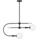 Maude 2 Light 32.25 inch Black Chandelier Ceiling Light