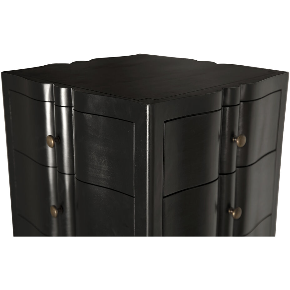 Monolith Hand Rubbed Black Four Sided Tower Chest