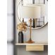 Rebecca 26 inch 100.00 watt Natural Rubberwood with Antique Brass Accent Table Lamp Portable Light