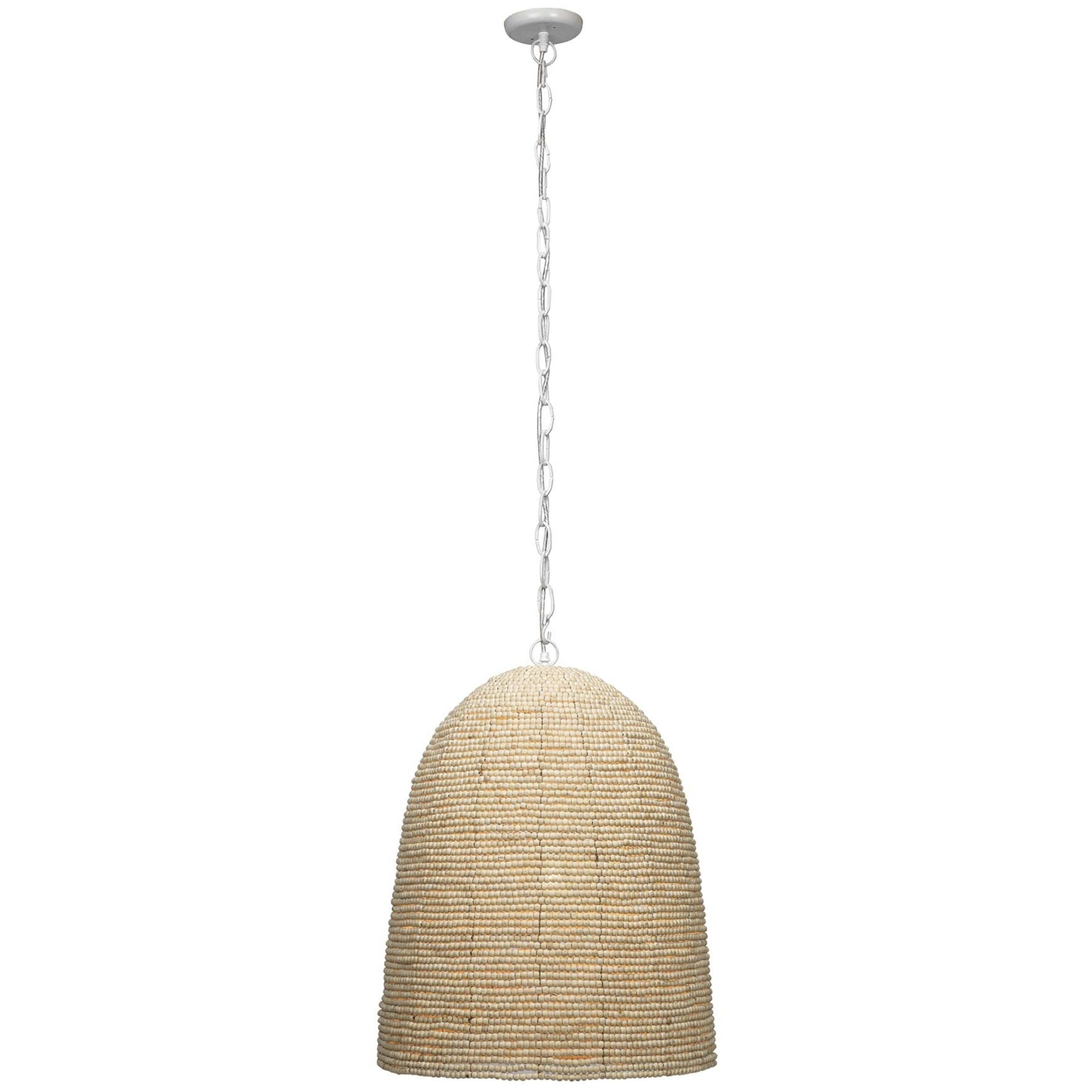 Waterfront 1 Light 19 inch Natural Pendant Ceiling Light
