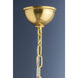 Hagen 1 Light 17.5 inch Aged Brass Pendant Ceiling Light
