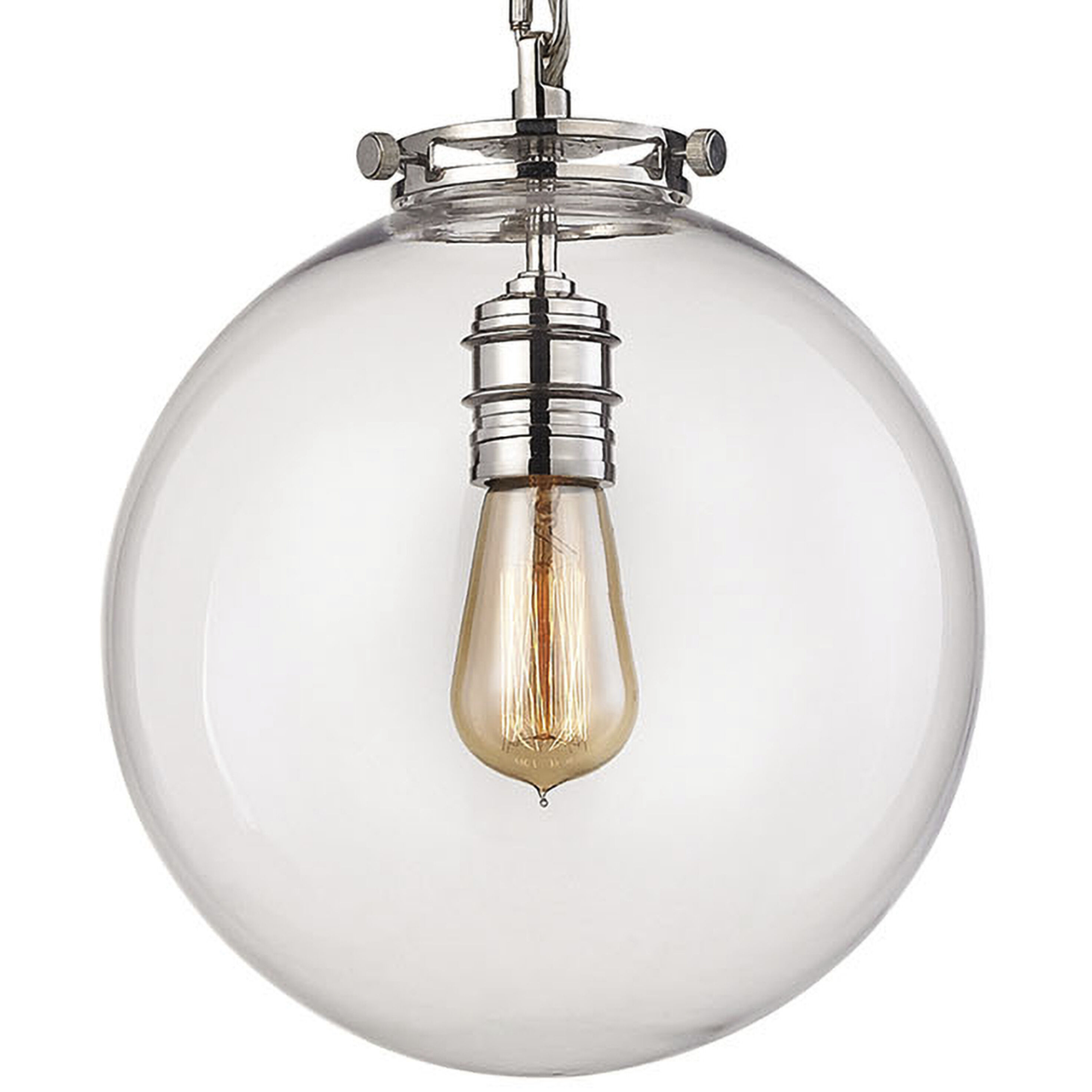 Gramercy 1 Light 11 inch Polished Nickel Mini Pendant Ceiling Light