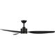 Norwynd 60 inch Coal Indoor/Outdoor Smart Ceiling Fan