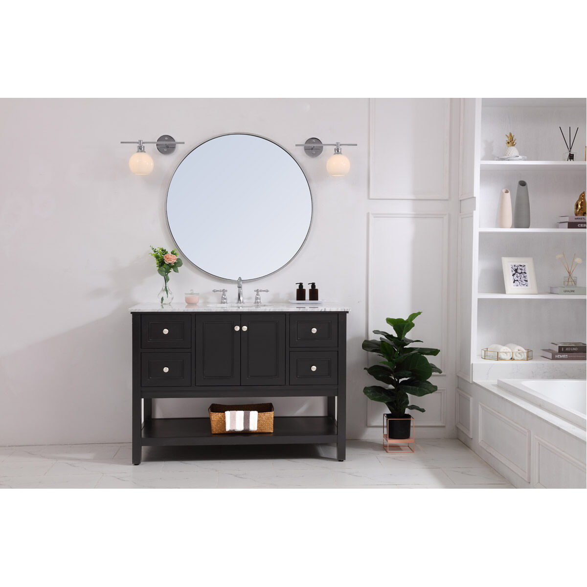 Collier 1 Light 14.7 inch Chrome Wall sconce Wall Light, Left