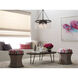 Sway 5 Light 23 inch Antique Bronze Chandelier Ceiling Light, Design Series