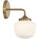 Cornwell 1 Light 6 inch Aged Brass Bath Vanity Wall Light