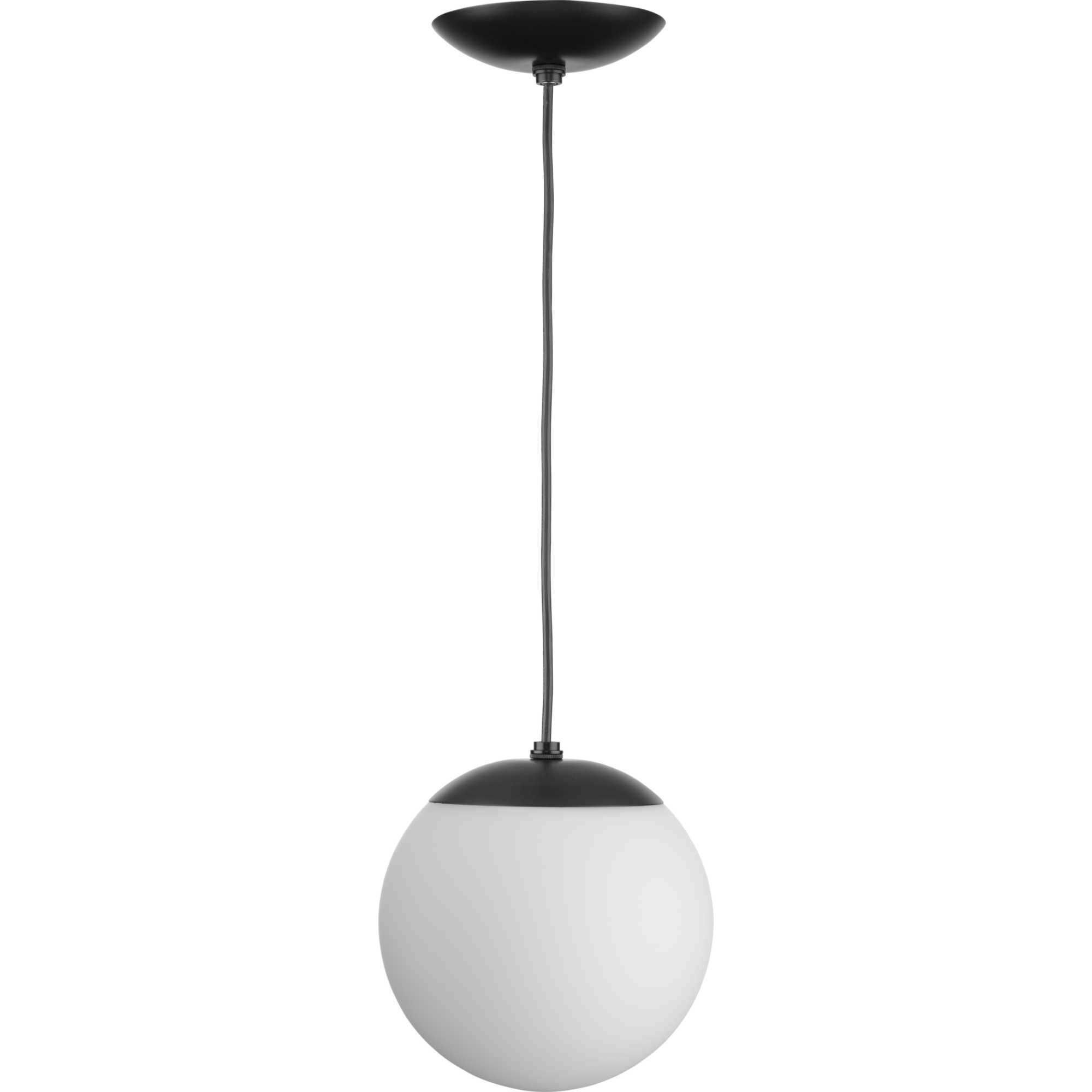 Atwell 1 Light 8 inch Matte Black Pendant Ceiling Light, Small