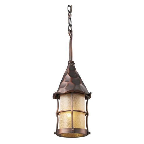 Greenville 6.5 inch 75.00 watt Antique Copper Outdoor Pendant