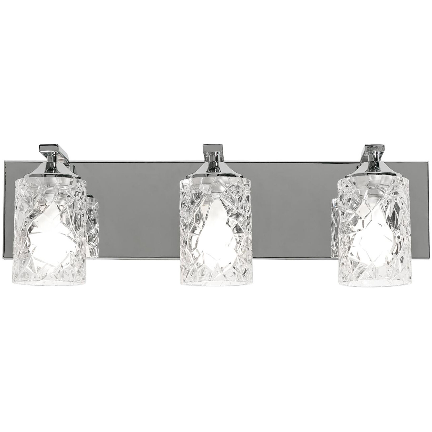 Annabel 3 Light 21 inch Polished Chrome Vanity Light Wall Light