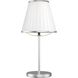 Esther 17 inch 9.00 watt Polished Nickel Table Lamp Portable Light