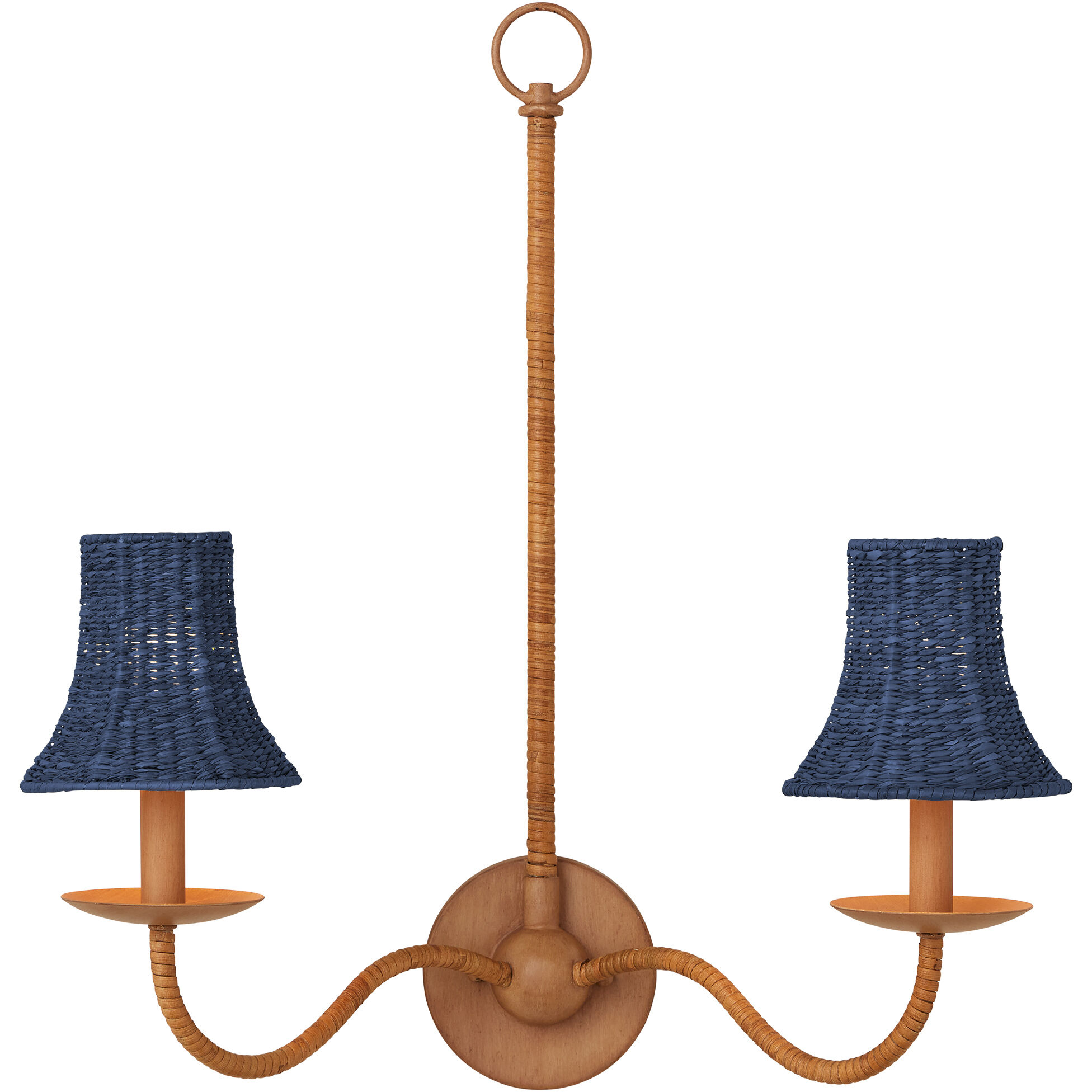 Bell Indigo 5.5 inch Chandelier Shade, Suzanne Duin Collection