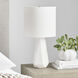 Drew & Jonathan Moresby 23.13 inch 9.00 watt Gloss White Table Lamp Portable Light