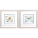 Florals Collection Blue Framed Art