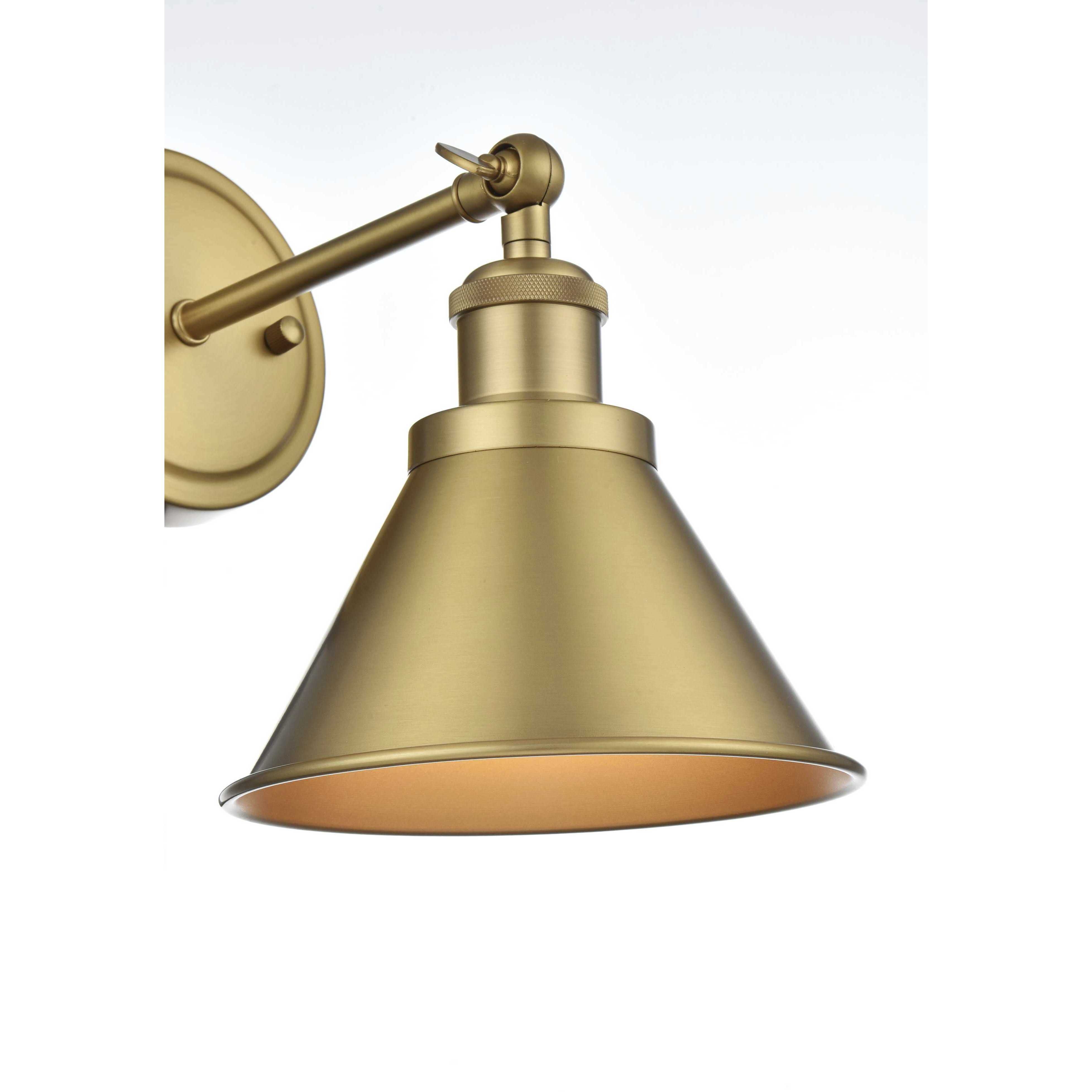 Vaman 1 Light 7 inch Satin Gold Bath Sconce Wall Light