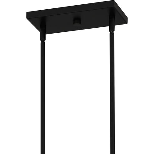 Telfair 8 Light 36 inch Matte Black Island Light Ceiling Light