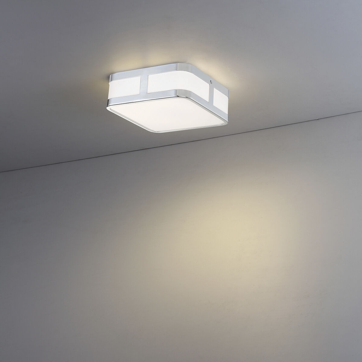 Flynn LED 9 inch Chrome Flush Mount Ceiling Light, Small