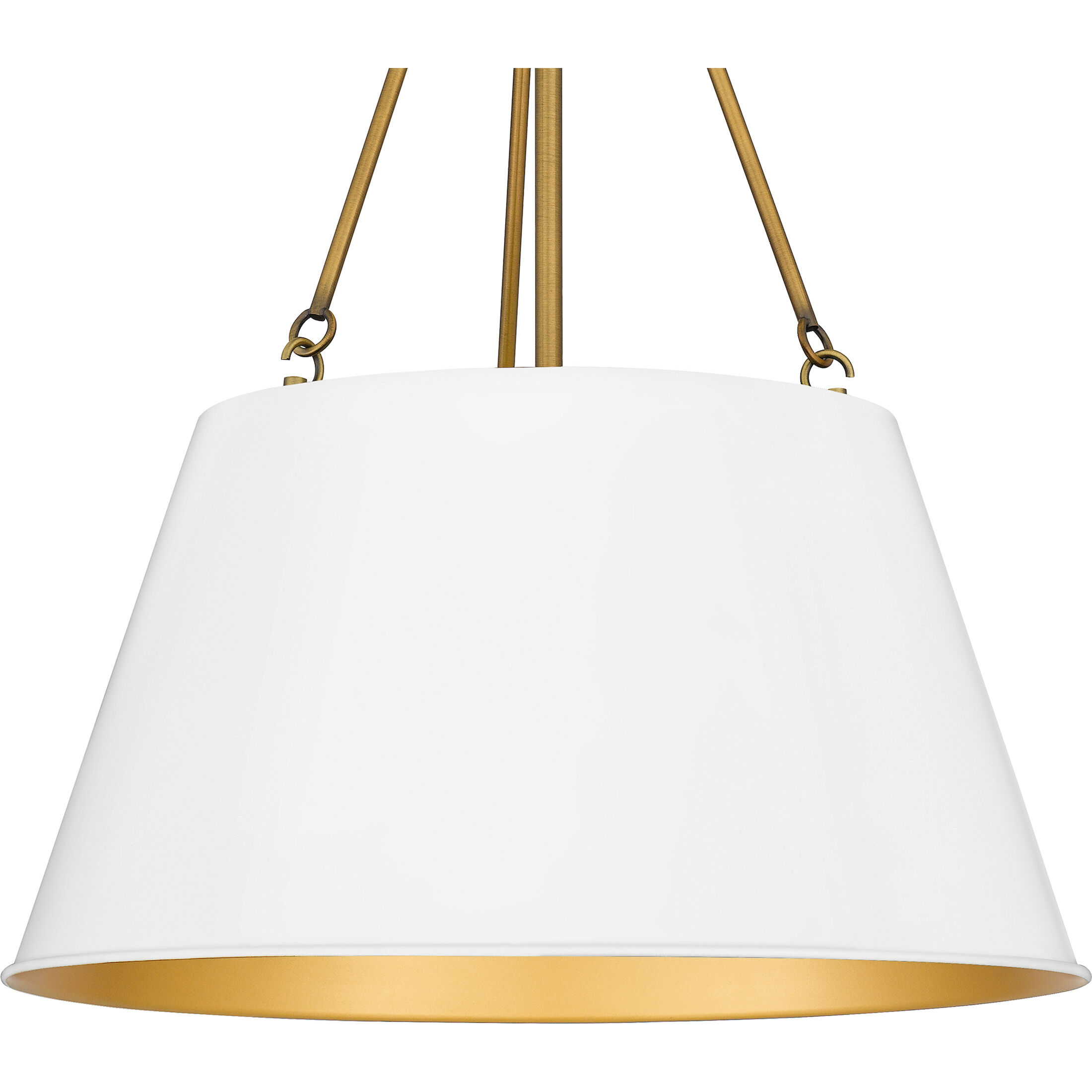 Aberdale 4 Light 19 inch White Lustre Pendant Ceiling Light