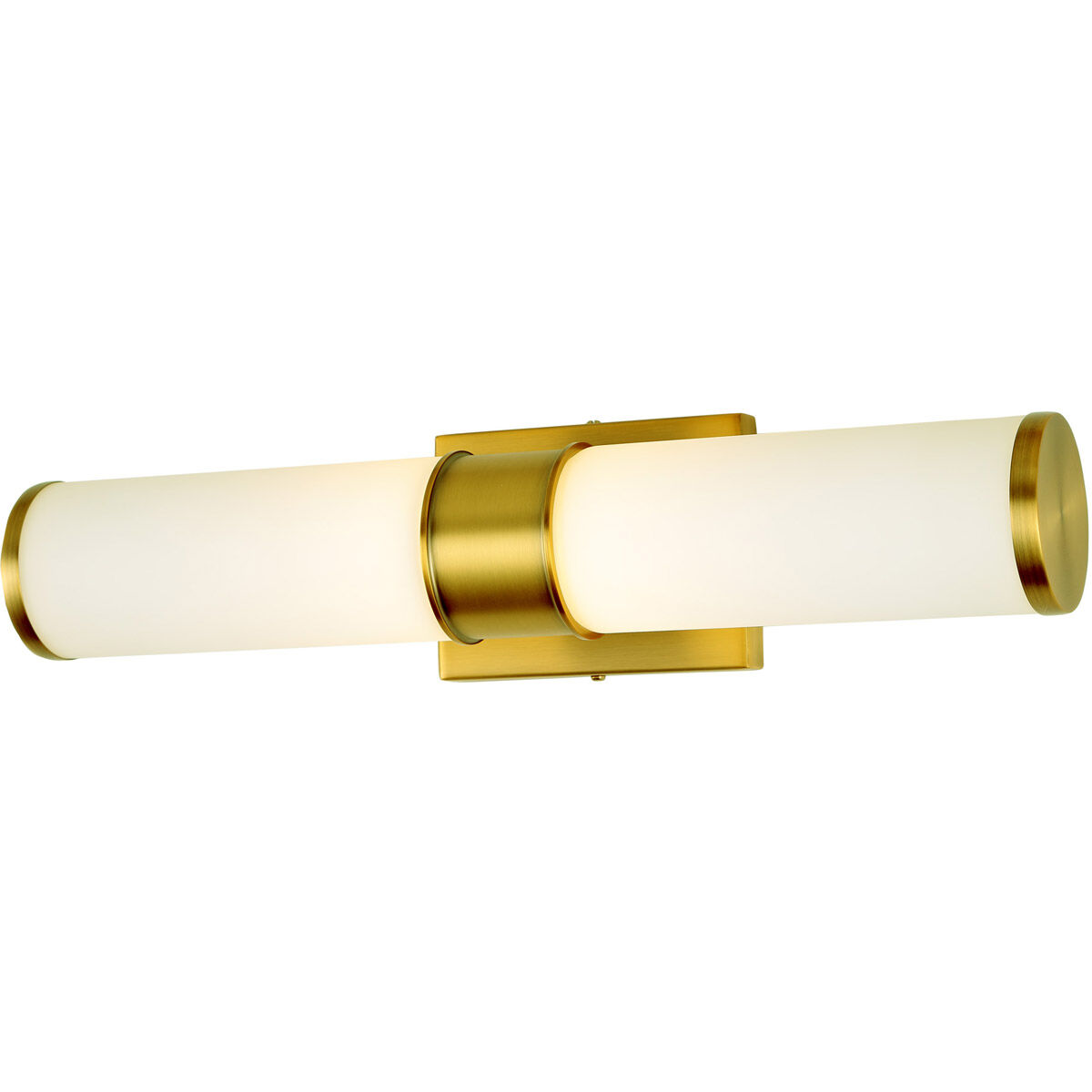 Fairview LED 5 inch Satin Brass Bathroom Wall Sconce Wall Light