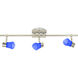 Mul-T-Lite 3 Light Satin Chrome Bar Rail Kit Ceiling Light