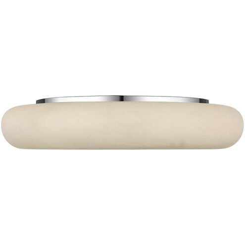 Kelly Wearstler Formosa LED 22 inch Alabaster and Polished Nickel Flush Mount Ceiling Light