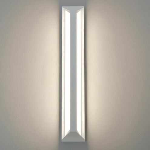 Fulton LED 4 inch White ADA Sconce Wall Light