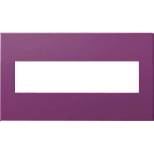 Adorne Plum Wall Plate, 4-Gang