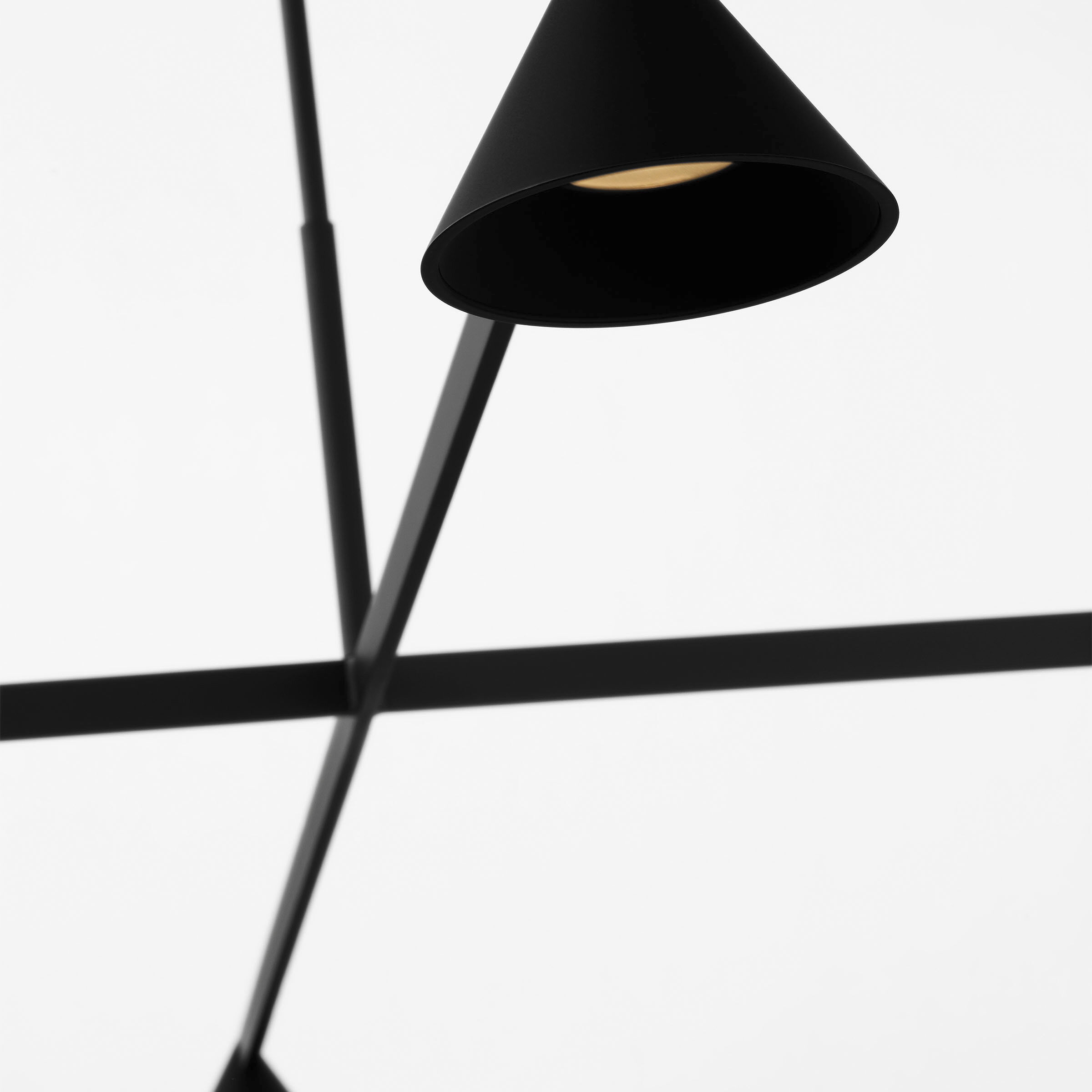 Sean Lavin Midrand LED 52 inch Nightshade Black Chandelier Ceiling Light