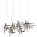 Tura 7 Light 53.6 inch Natural Iron Pendant Ceiling Light, Rectangular