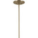 Deela LED 36 inch Champagne Bronze Chandelier Ceiling Light
