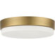 Roma Minimus 7 inch Antique Brushed Brass Flush Mount Ceiling Light