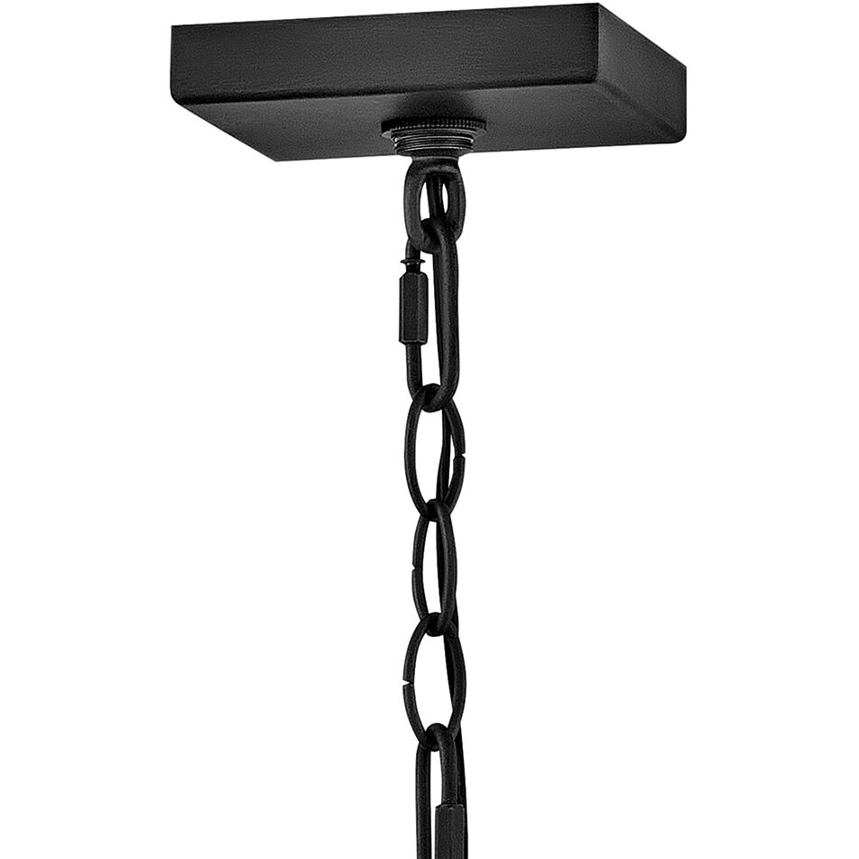 Coastal Elements Georgetown 1 Light 8.5 inch Black Outdoor Hanging Light