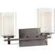 Parsons Studio 2 Light 16 inch Smoked Iron Bath Bar Wall Light