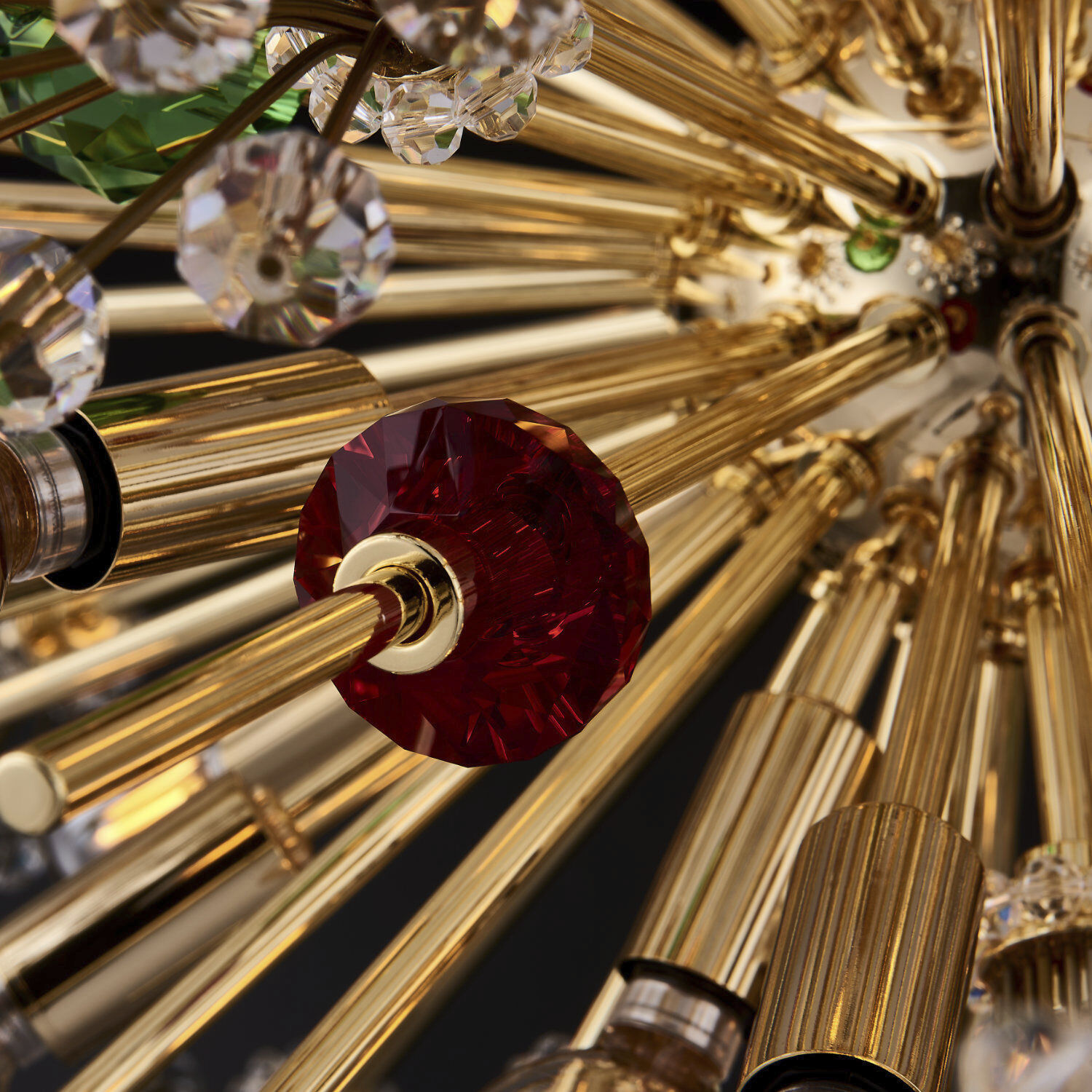 Constellation 30 Light 47 inch 18K Gold Pendant Ceiling Light