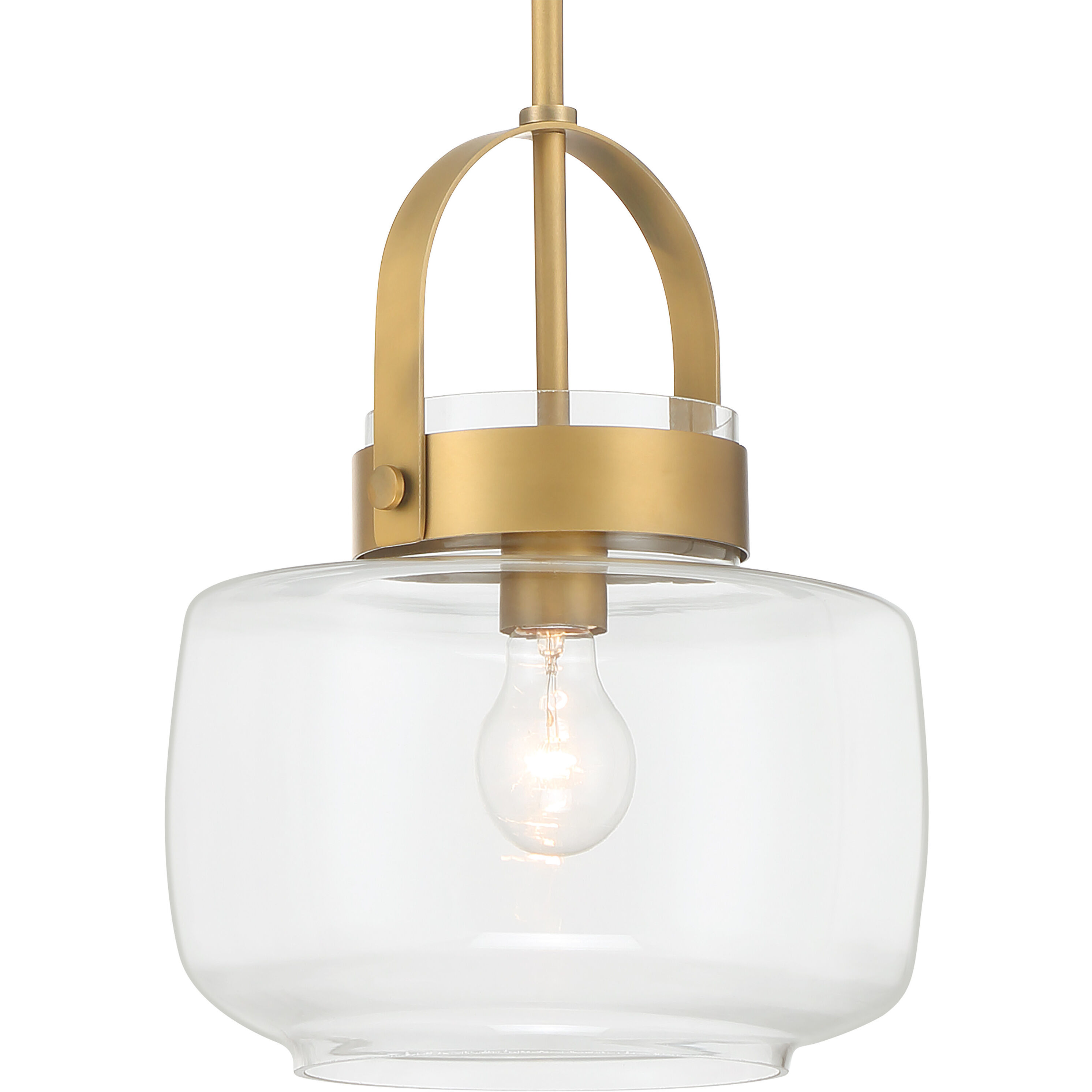 Wickglow 1 Light 11 inch Legacy Brass Pendant Ceiling Light