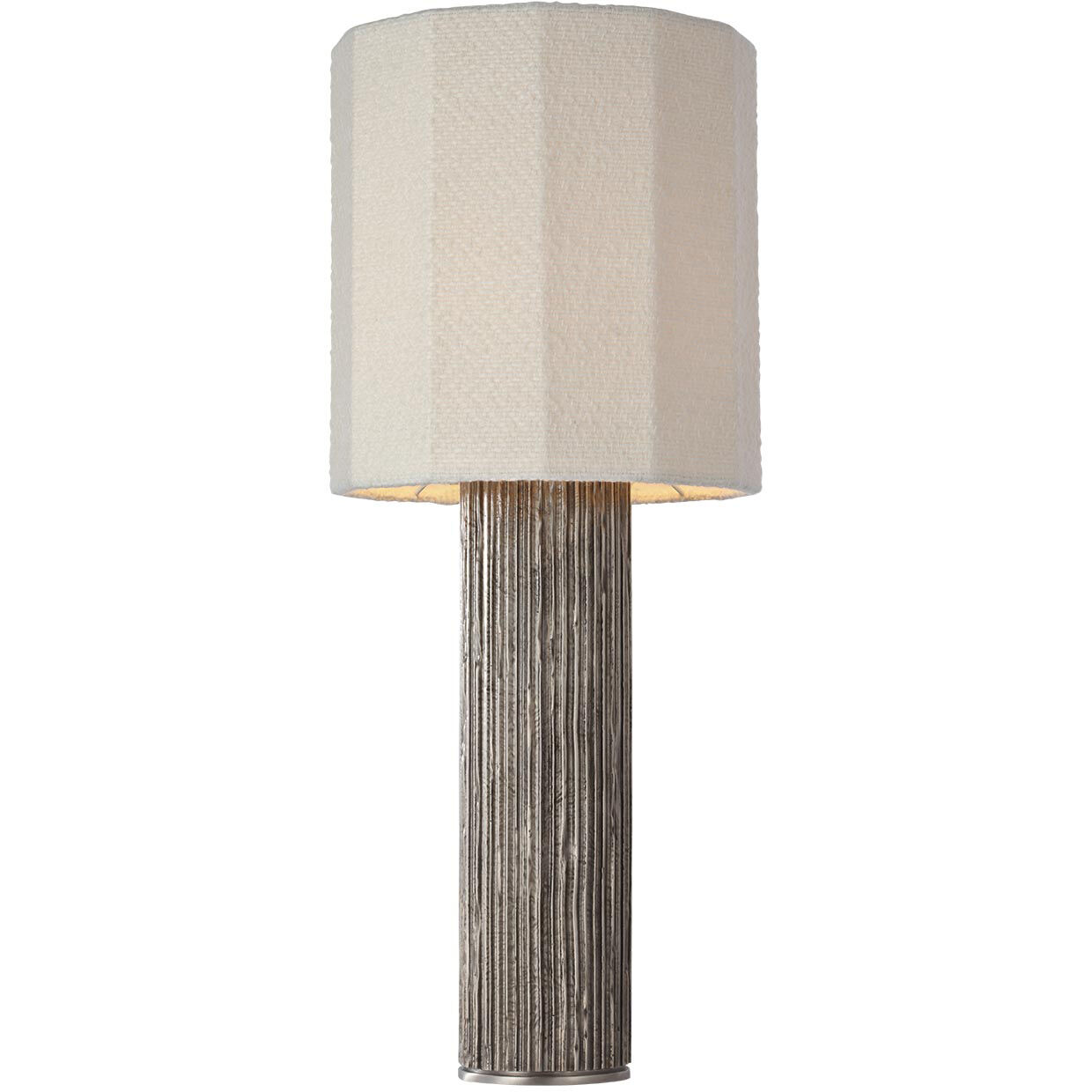 Anne-Marie Barton Fumar 29 inch 15.00 watt Ridged Graphite Table Lamp Portable Light