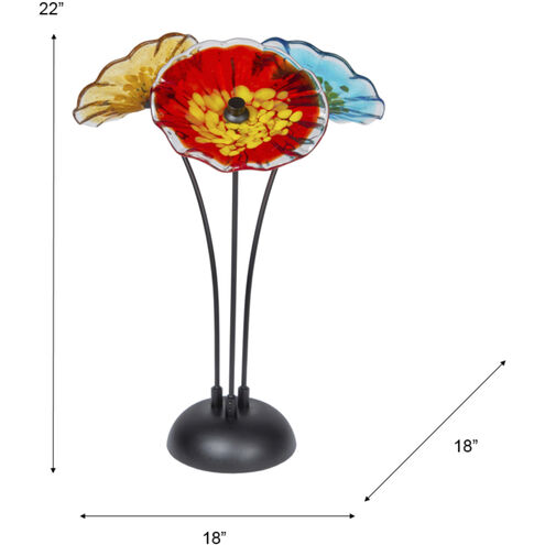 Fiore Bloom Multi Art Glass Sculpture