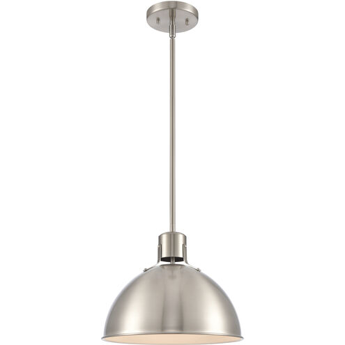 Zayne 1 Light 12 inch Brushed Nickel Pendant Ceiling Light