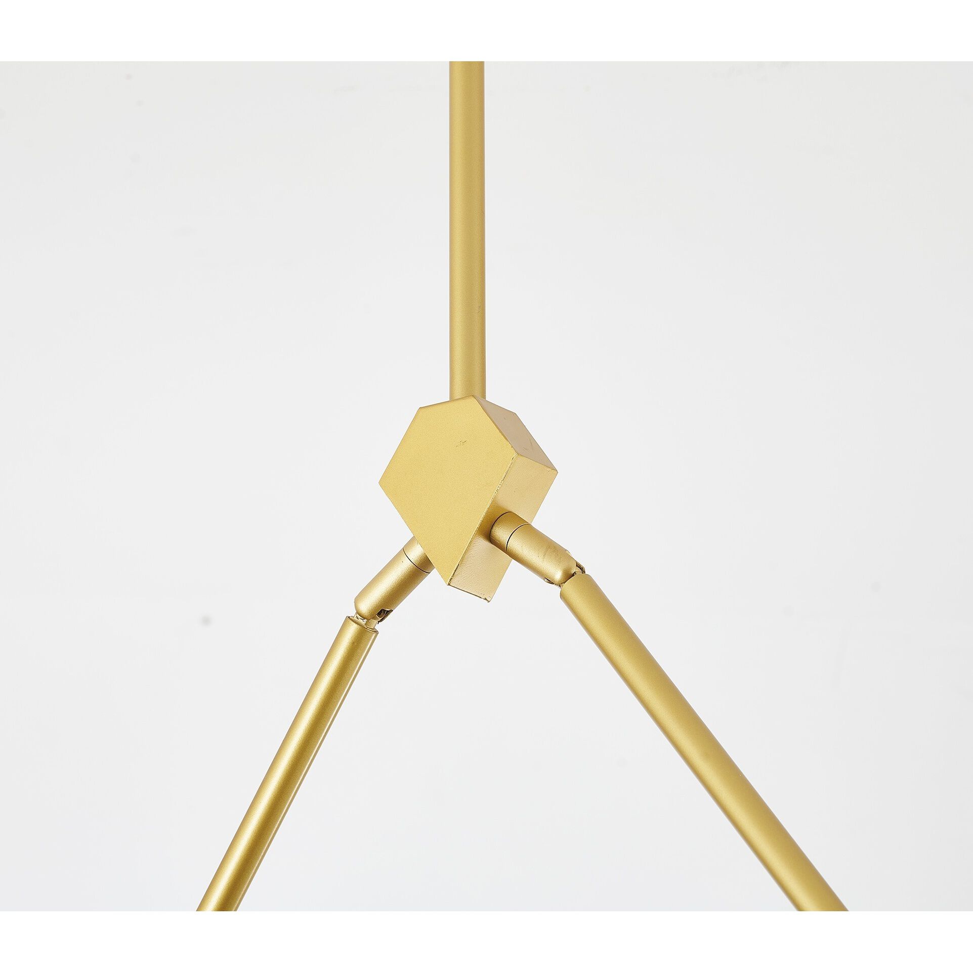 Canada LED 15 inch Gold and Black Chandelier Ceiling Light